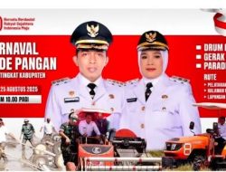 Semarakkan HUT ke-80 RI, Pemkab Sidrap Suguhkan Karnaval Brigade Pangan