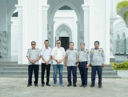 Wabup Barru Tinjau Persiapan Peresmian Masjid Baiturrahman Lawe Zam Zam Centre