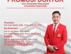 Angkat Isu Kawasan Tambang Sehat, Direktur Eksekutif Kadin Kolaka Raih Gelar Doktor di Unhas