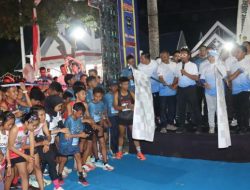 Bupati Sidrap Lepas Ribuan Peserta Antusias KNPI Night Run 2025