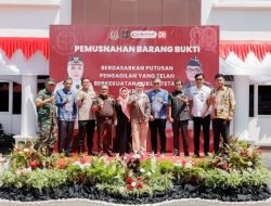 Pemusnahan Barang Bukti Inkracht, Barru Tegaskan Komitmen Perangi Narkoba