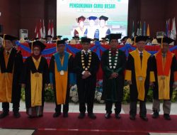 Prof MWA, Saleh Ridwan dan Fatmawati Resmi Dikukuhkan Guru Besar UIN Alauddin Makassar