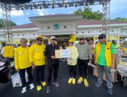 HUT Golkar Disambut 10 Ribu Peserta Jalan Sehat, Kadir Halid: Suara Rakyat, Suara Golkar