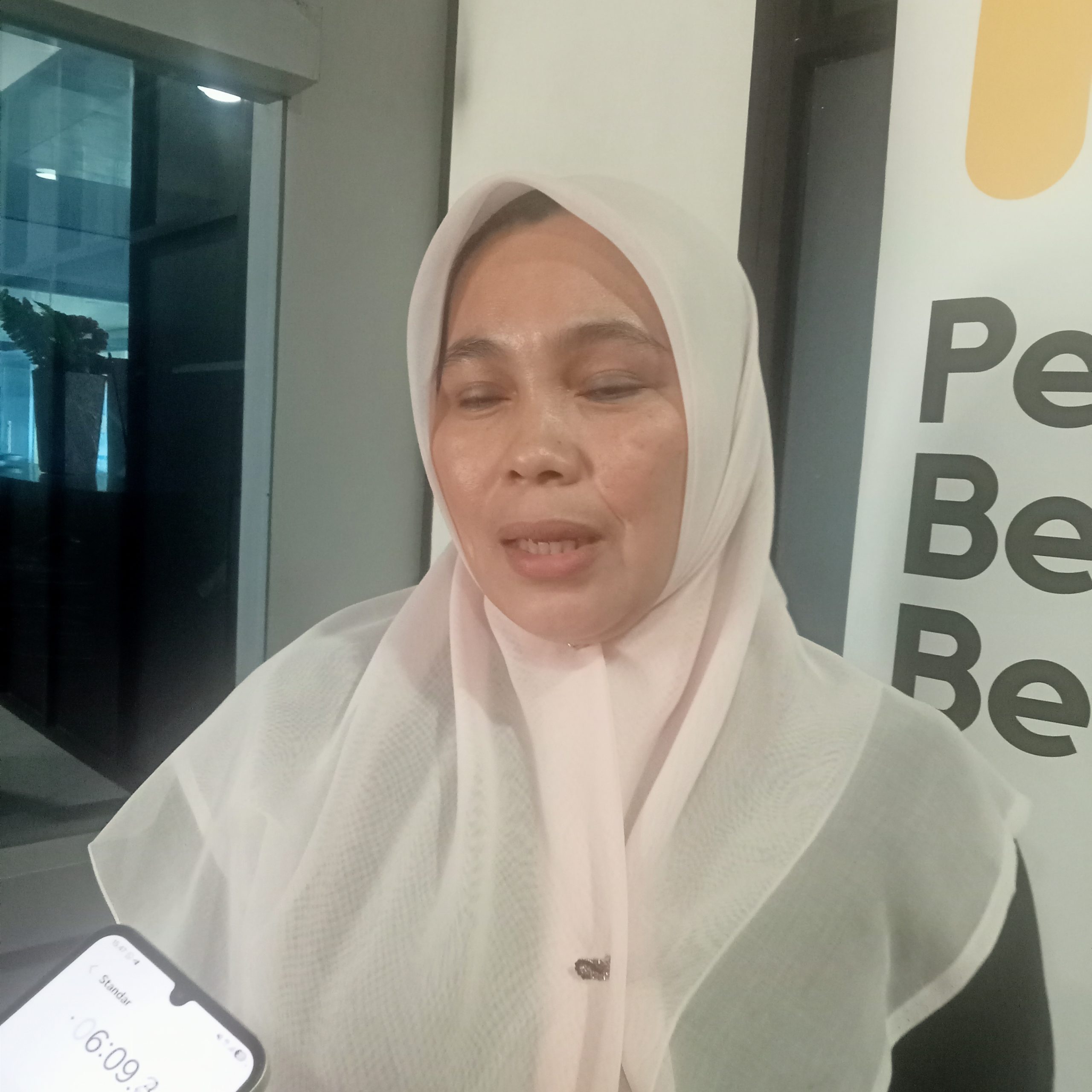 Sitti Harlina dari Bidang Kepemudaan Dispora Sulsel.