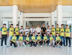 Kontingen Futsal Barru Siap Berlaga di Pra Porprov, Dilepas Langsung oleh Wabup Abustan