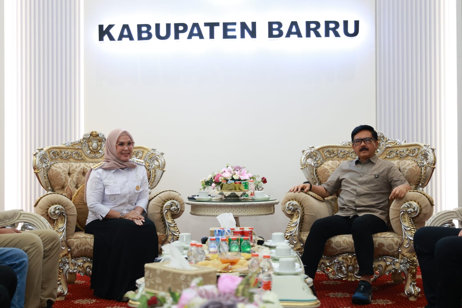 Bupati Barru Terima Kunjungan Hadi Tjahjanto