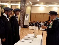 Unibos Kukuhkan Dr. Zulkifli dan Dr. Mas’ud Muhammadiah Sebagai Profesor
