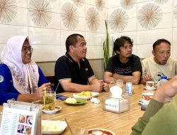 Rahman Pina Awali Masa Reses dengan Silaturahmi Media