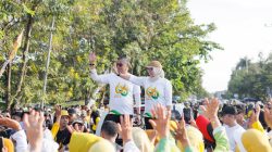 Rangkaian HUT ke-66 Ribuan Peserta Jalan Santai Padati Kabupaten Barru, Bupati dan Wabup Minta Doa Terbaik