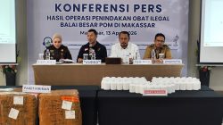 Peredaran Obat  Ilegal Senilai Ratusan Juta Berhasil Diungkap BPOM Makassar