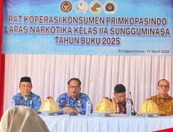 RAT PRIMKOPASINDO Lapas Narkotika Sungguminasa Tahun Buku 2025 Berlangsung Partisipatif
