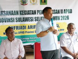 Lakukan Pengawasan di Soppeng, Wakil Ketua Sufriadi Arif Ajak Masyarakat Awasi Proyek Jalan dan Irigasi