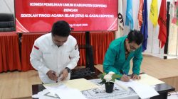 KPU Soppeng dan STAI Al Gazali Teken MoU, Perkuat Edukasi Demokrasi