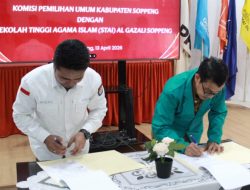 KPU Soppeng dan STAI Al Gazali Teken MoU, Perkuat Edukasi Demokrasi