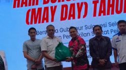 Wakil Ketua DPRD Sulsel Yasir Machmud Hadiri Ramah Tamah Hari Buruh 2026 di Rujab Gubernur