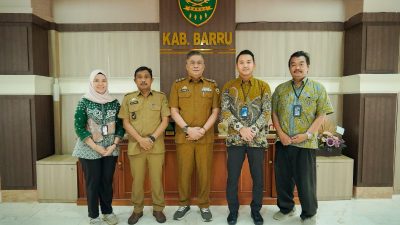 Wakil Bupati Barru Terima Kunjungan Silaturahmi Pinca BRI Cabang Barru yang Baru