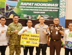 Genjot Target 1 Juta Ton Gabah, Bupati Sidrap Syaharuddin Alrif Siapkan Strategi Tempur Cetak Sawah di Sulsel