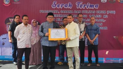 Perkuat Komitmen untuk Pembangunan Kota Berkelanjutan, GMTD Serahkan PSU kepada Pemkot Makassar
