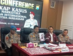 Polrestabes Makassar Ungkap Jaringan Narkoba Internasional, Amankan 1,5 Kilogram Sabu