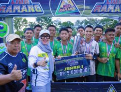 Bupati Barru Andi Ina Apresiasi Peserta Liga Ramang U-17 Jaga Sportivitas Sepak Bola