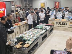 Polda Sulsel Ungkap 1.175 Kasus Narkotika, Sita 70 Kilogram Sabu