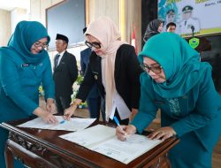 Bupati Barru Lantik Pengurus TP PKK Kecamatan dan Kelurahan, Fokus Percepat Penurunan Stunting