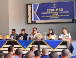 Bekali WBP dengan Pengetahuan Hukum, Lapas Narkotika Sungguminasa Gandeng Penyuluh Hukum Sosialisasi KUHP Baru