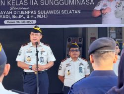 Apel di Lapas Narkotika, Kakanwil Tekankan Integritas Petugas dan Pelayanan Prima