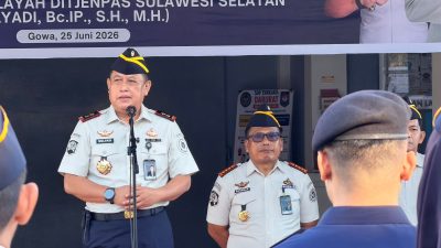 Apel di Lapas Narkotika, Kakanwil Tekankan Integritas Petugas dan Pelayanan Prima