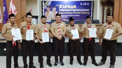 Andalan Cabang Pramuka Maros Ikuti Orientasi