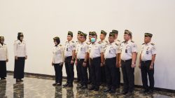 Pelantikan Pejabat Manajerial, Kalapas Narkotika Sungguminasa Sambut Tiga Pejabat Baru