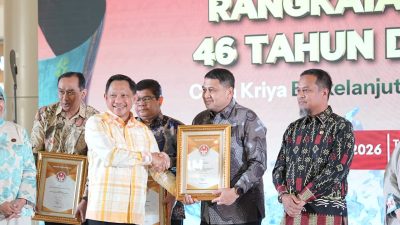 Kemendagri Ganjar Makassar Penghargaan Wastra dan Kriya, Appi-Melinda Perkuat UMKM Berbasis Budaya