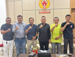 Audience Dengan Ketua Koni Makassar, Percasi Sampaikan Capaian di Kejurprov Catur 2026