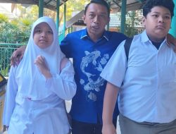 Di Tengah Kesibukan, Bupati Sidrap Sempatkan Antar Dua Anaknya di Hari Pertama Sekolah
