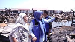 Fatma Wahyuddin Tinjau Korban Kebakaran Tallo, Salurkan Bantuan untuk Ratusan Warga Terdampak
