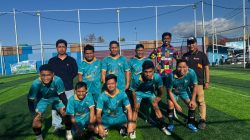Tumbangajan FEB 4-2, Tim Gabungan LPMPP, LPPM dan Pascasarjana Unkhair Melaju ke Final Mini Soccer 