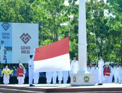 70 Paskibraka Gowa Sukses Kibarkan Bendera, Bupati Husniah Beri Apresiasi