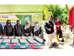 Melalui Program PKM Desa Binaan UNKHAIR, Produksi Sagu Desa Tuada Terapkan Standar Clean dan Higienis