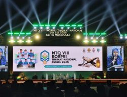 Qori’ah Berprestasi Bhayangkari Densus 88 AT Polri Baca Al-Qur’an pada Pembukaan MTQ KORPRI VIII Nasional di Makassar