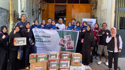 Peduli Korban Kebakaran Baraya, Mahasiswa Perhotelan Poltekbos Salurkan Bantuan dan Tebar Harapan