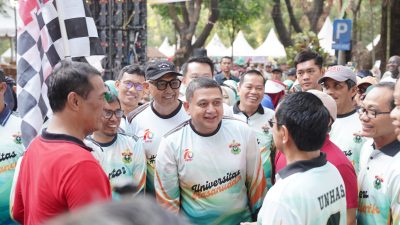 Menteri Pertanian dan Walikota Makassar Ramaikan Fun Walk Dies Natalis ke-70 Unhas