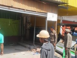 Menempati Fasum, 10 Lapak di Gunung Lompo Battang Dibongkar