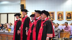 Unhas Kukuhkan Lima Guru Besar Fakultas Hukum, Prof. JJ Tekankan Kontribusi
