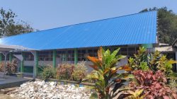Proyek Revitalisasi SMPN 2 Pallangga Terus DikebutTelan Anggaran Rp731 Juta Lebih