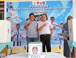 KPU Soppeng Dampingi PILKETOS SMAN 4, Kenalkan Demokrasi kepada Pemilih Pemula