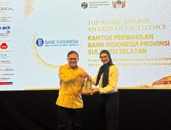 BI Sulsel Sabet Dua Penghargaan di Ajang IABC Indonesia Award 2026
