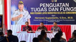 Penguatan Tugas dan Fungsi Kakanwil Ditjenpas Sulsel, Jajaran Lapas Narkotika Sungguminasa Siap Tingkatkan Kinerja