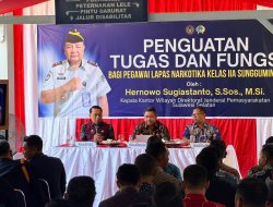 Penguatan Tugas dan Fungsi Kakanwil Ditjenpas Sulsel, Jajaran Lapas Narkotika Sungguminasa Siap Tingkatkan Kinerja