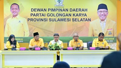 Golkar Sulsel Siapkan Pelantikan Pengurus, Pesta Rakyat Libatkan UMKM 24 Daerah