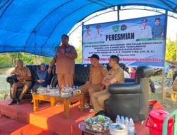 Bupati Maros Resmikan Fasilitas PAM Mini Milik Desa Tenrigangkae